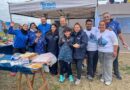 CASCALLARES JUNTO A LOS DEPORTISTAS QUE PARTICIPARON DEL CAMPEONATO METROPOLITANO DE CROSS COUNTRY EN ALTE BROWN