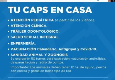 MÁS SALUD EN LOS BARRIOS: “TU CAPS EN CASA” LLEGA A MINISTRO RIVADAVIA, GLEW Y MALVINAS ARGENTINAS